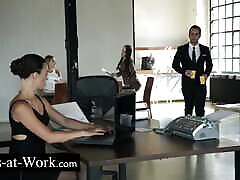 Sexual games between colleagues