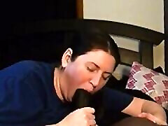 Thick Amazon Gives Wild Blowjob to dick flash cabinr Boyfriend