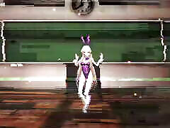 Bunny Style Sex Dance Asuma Toki 26 Blue Archive - SuzumeisGood - Clear Blue Clothes Color Edit Smixix