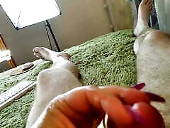 Aimee Hot MILF - A mature lady gently plays with the petals of her pussy, and then selflessly sucks a big strong cock...