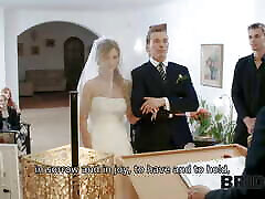 BRIDE4K. Guests can&039;t hide emotions when they see hot bride fucking in adult video
