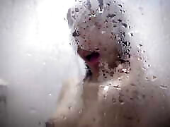 Hot shower tease from sexy Latina Selena Vega