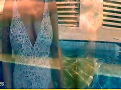 One Piece - Wifey Stuns Everyone In Amazing Hot Bathers And Flashes Her Perfect Tits