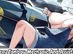 Sexy Tomboy Mechanic And Assistant Rub Ice Over Each Other&039;s Sweaty Bodies - Erotic Audio For Men