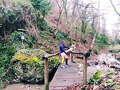 Hiking Outdoor Fuck on a River