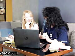 Tiny Dick Job Interview with a Wet Blowjob for Him