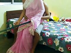 The maid was left by the owner from both the front and back sides