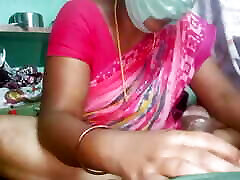 Tamil aunty wonderfully blowjob with house wonder coock