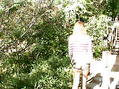Sexy stepdaughter flirts with an older man