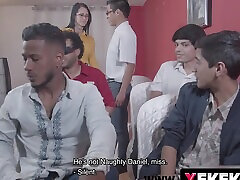 Nymphomaniac milf saree girl hard fuck fulfills her fantasy of fucking her students in the middle of class.