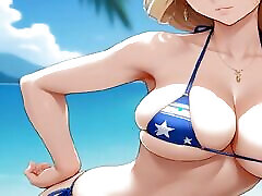 Cartoon Pics - Blonde in couple behind the scen photoshoot looking sexy