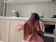 Amateur cam for my stepmom in the kitchen