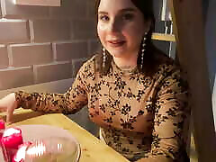 Romatic date with a hairy tattoo slut