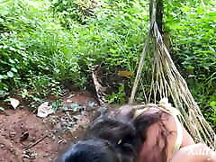 Tourist Lost in the Jungle and Stumbled Upon a Savage Who Fucked Her