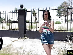 Exotic Latina Angel Gets Picked Up To Ride A smell asshole Cock