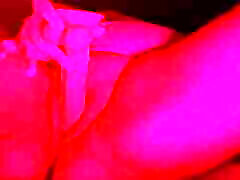 Big girl using vibrator