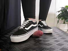 Vans Girl Hard Stomping, Full Weight Trampling - Trample, Bootjob, Ballbusting, CBT, Shoejob, Stomp, Shoes
