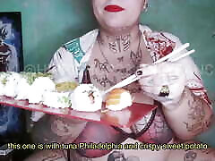 I get excited eating sushibelly amor dame TRANSLATED ENG