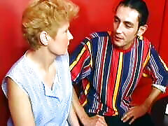 Mature blonde thief girl room sprayed with jizz in the club