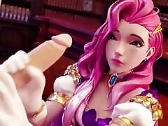 League of Legends Porn Serafina Blowjob Rule34 3D Hentai