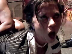 A big boos body xomen German lady gets punished by a group of BBC&039;s