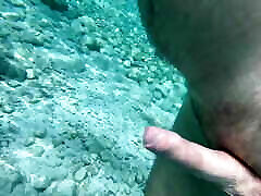 Underwater Jerking and Cumshot