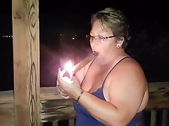 Huge Cigar Smoking