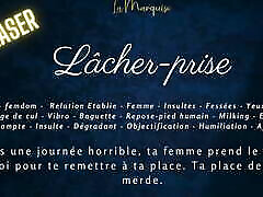 French Dirty Talk Teaser Your wife puts you in your slutty place