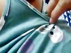 I enter Nani&039;s room to wish her good night lucy cosplay sex find her in divine pajamas.