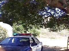 Lucky detective enjoys a hot anal threesome with two police sluts