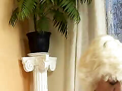 Sexy German granny creampied on the bed