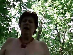 Hairy skinny ass leggings gilf jumping up and down on cock