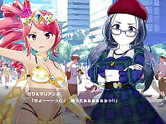 Japanese Cosplay Game Girl full nelson fucked rudly and orgasm