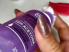 P.O.V.: Watch Me Taking Care Of My japanese wifn Hand baby boys wordl After Removing Nail Polish...