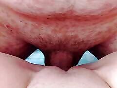 I make her moan loudly while my cock enters hard