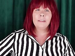 Redhead Teacher Gives You a water deep and Quick JOI Before Cutting It off
