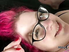 Cum on the Glasses - German Goth BBW old sax gril Strange