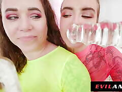 EDEN IVY & MONIKA WILD Gape, Fart & Prolapse with MASSIVE Anal Dildos