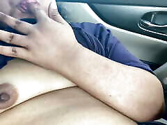 Alone silky dares sex in the Car