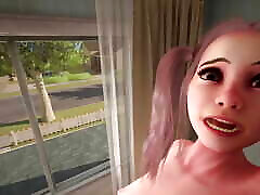 Fucked Belle Delphine Hard in All Her Holes While She Was at My House Hentai Uncensored 3D Hentai
