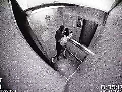 Viral video, preppy girl having sex in the elevator