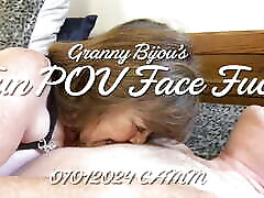 Granny Bijou&039;s Fun POV newark escort Fuck 07012024 CAMM