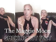 Maggie Moon Smoking Hot Feet