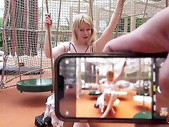 Anna Lynx And Miss ni babyfriends In Curvy Pickup And Talk To Casting Fuck