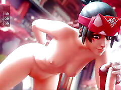 Top 5 - Best Facial Scenes in Video Games Compilation Ep.2 redhead Femdom Minecraft Overwatch