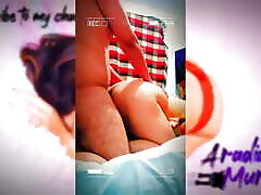 I record myself with my girlfriend from work, she is the BOSS