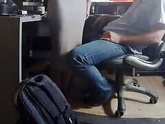 Slutty secretary. I enter his office. I suck him under the table, he cums in my mouth, I swallow eat all and leave.
