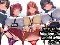 HENTAI JOI Obey your Boss and Clean her Feet femdom, humiliation, feet