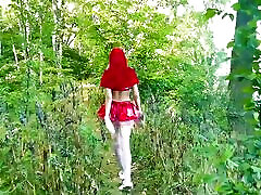 Little fucking extra long penis Riding Hood&039;s Adventure in the Forest - Pussy Destruction - Deep Throat
