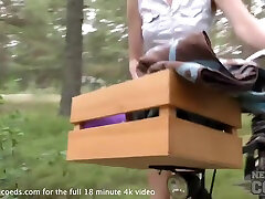 Nebraska Jim - Jilling In The Forest After Riding Her Bike Nude